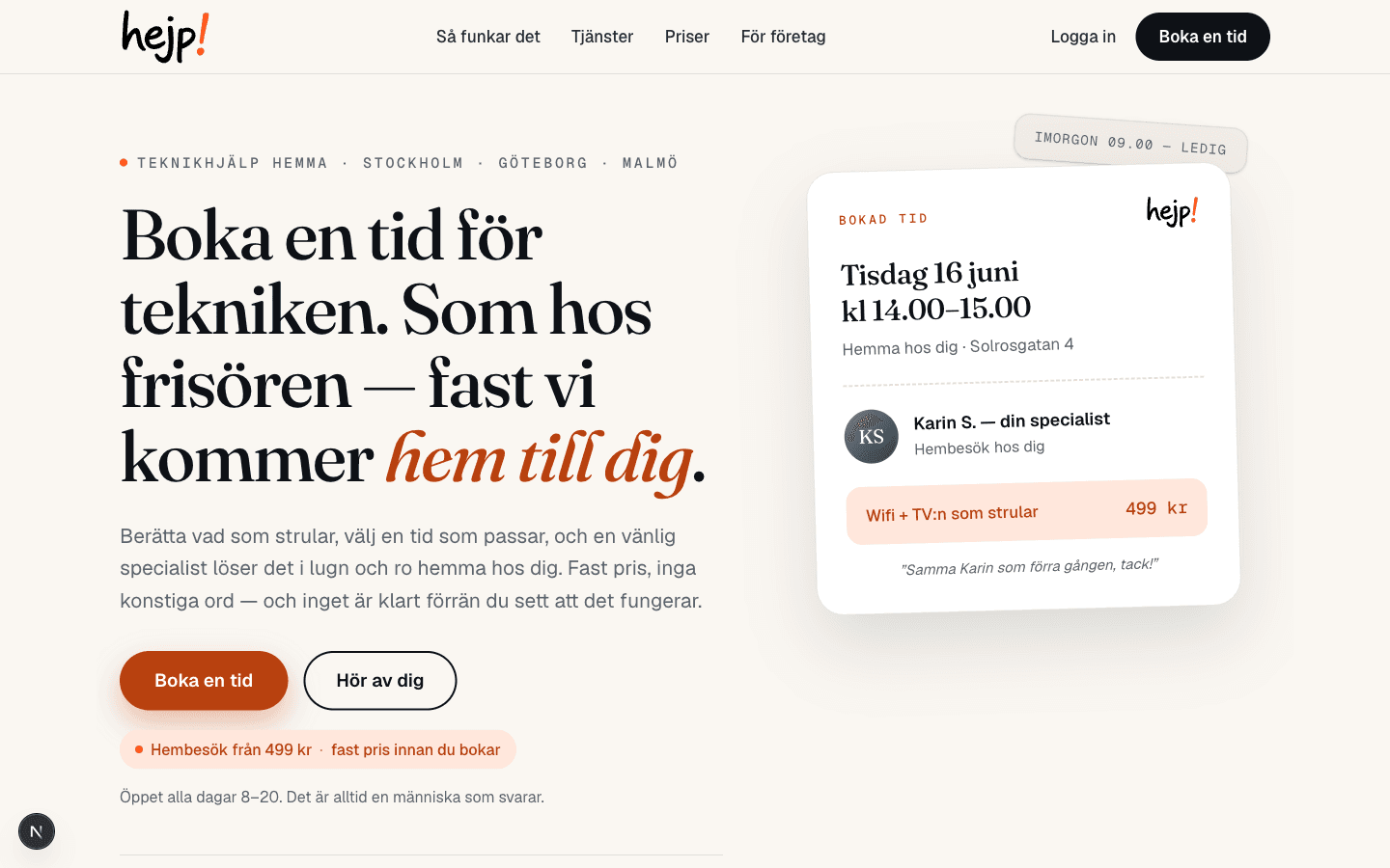Skärmbild från hejp.se